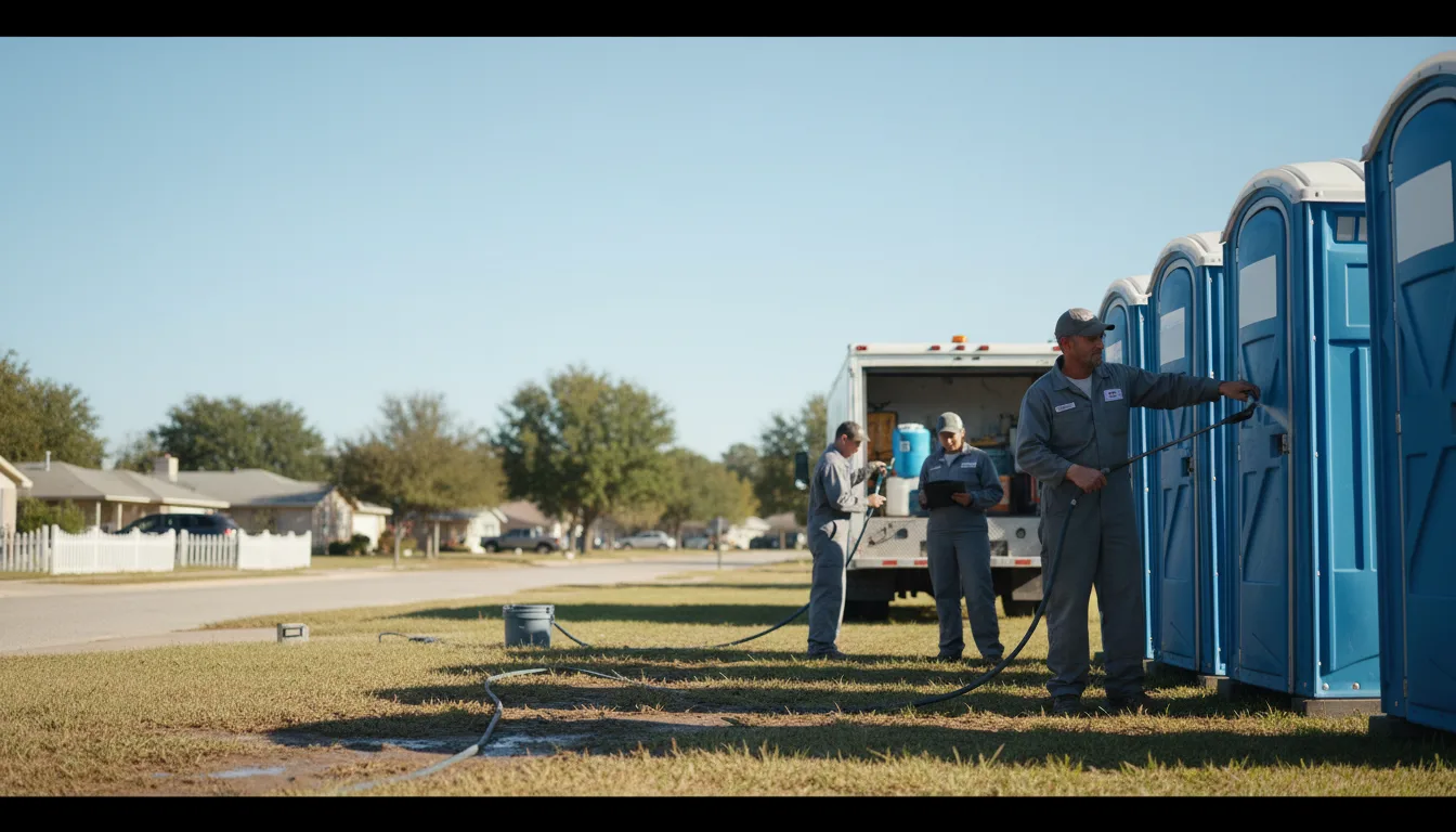 Long-Term Portable Toilet Rental in Fleetwood, NC near me